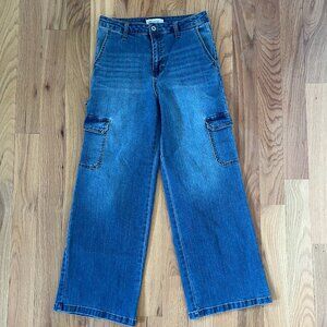 re generation by celebrity pink - cargo jeans - carpenter straight - size 9/29